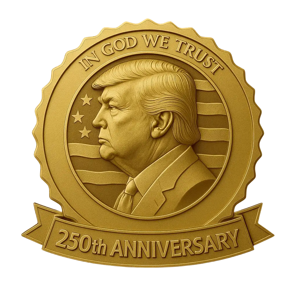 TRUMP GOLDEN BADGE