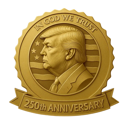 TRUMP GOLDEN BADGE