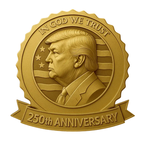 TRUMP GOLDEN BADGE