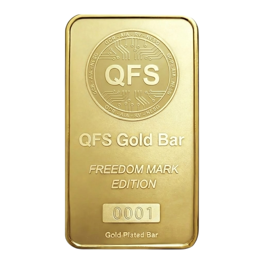 Nesara Gesara QFS Gold Bar
